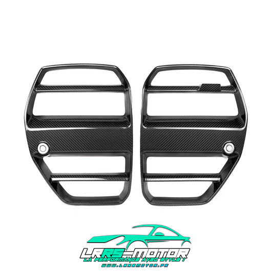 Calandre avant V-Style en fibre de carbone pour BMW M3/M4 – G80 / G81 / G82 / G83
