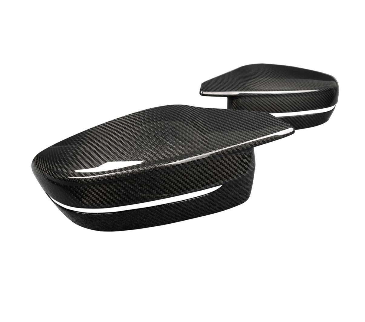 Coques de rétroviseurs en carbone sec – BMW G80 / G81 / G82 / G83 / G87 / G42 / G26