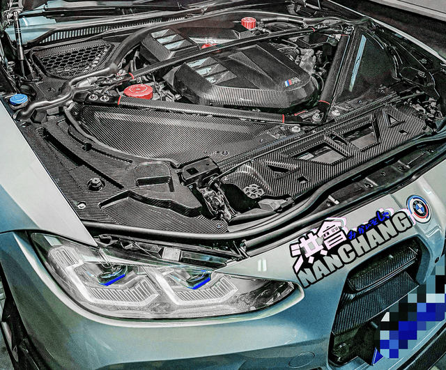 Caches de phares en fibre de carbone pour BMW G80 / G81 / G82 / G83 / G87 – Look sportif et agressif