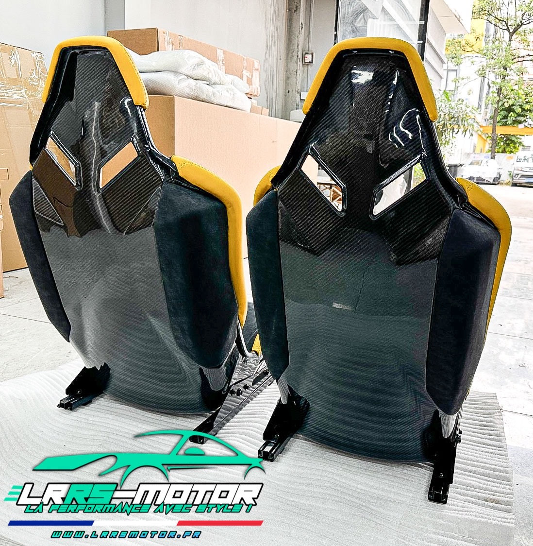 Siège fibre de carbone Lamborghini Aventador SVJ