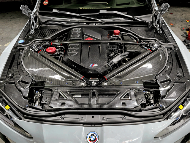 Caches de phares en fibre de carbone pour BMW G80 / G81 / G82 / G83 / G87 – Look sportif et agressif