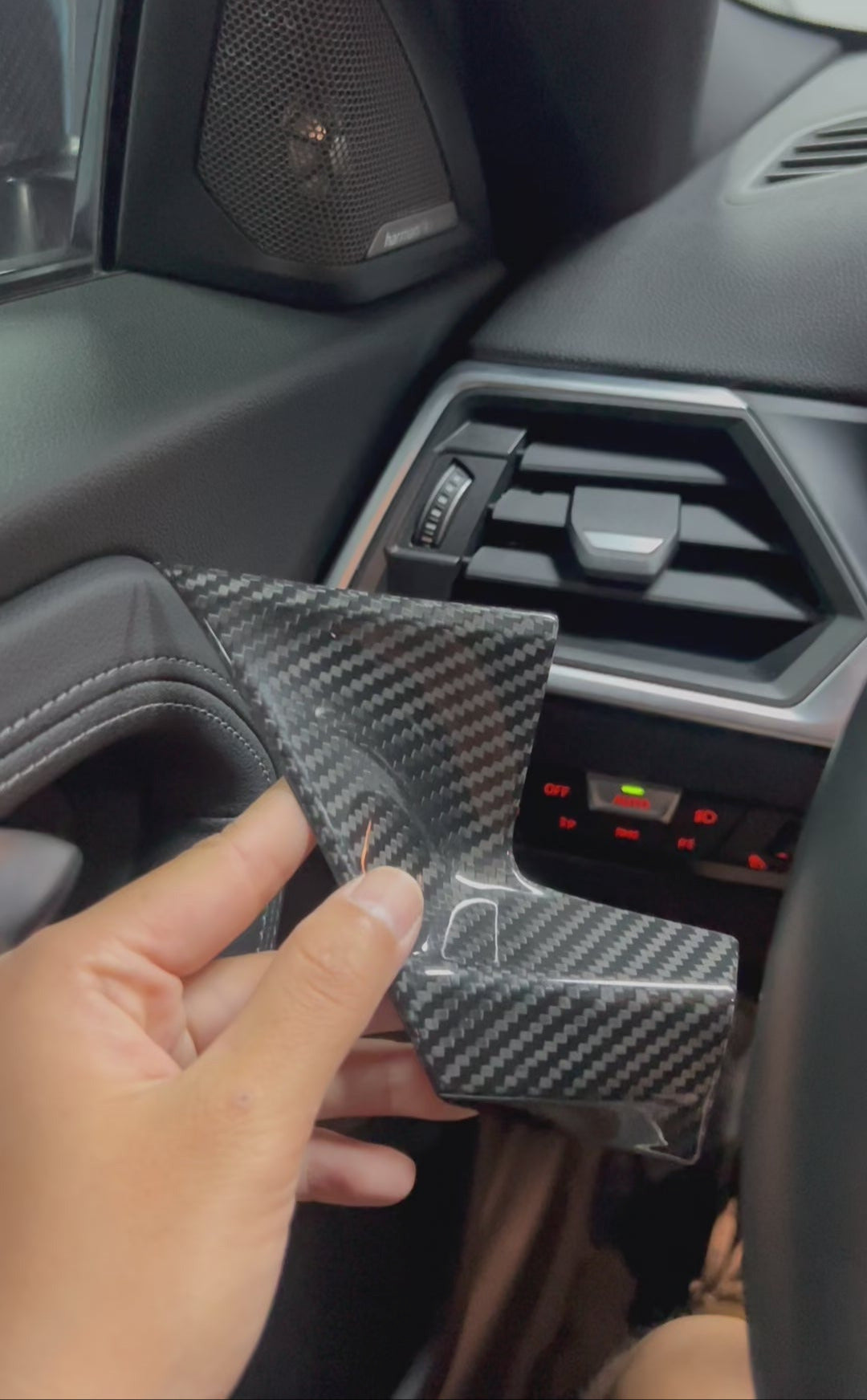 đ§ Cache de tableau de bord en carbone sec â Compatible BMW G80 / G81 / G82 / G83 / M2 G87