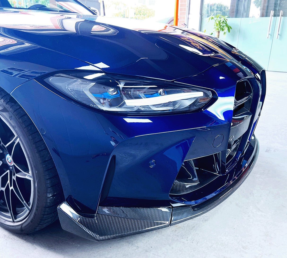 BMW M3 G80 G81 / M4 G82 G83 – Spoiler Avant Carbone Style CSL