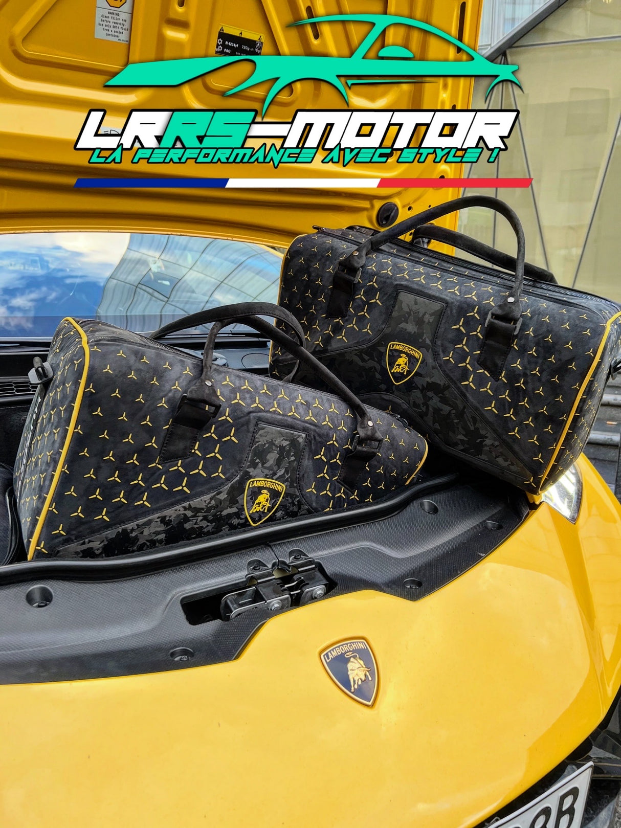 Sac personnalisé Lamborghini carbone forgé – Édition exclusive avec option fibre de carbone