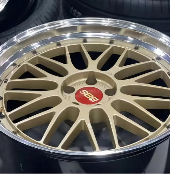 BBS GOLD, RETRO Silver rims