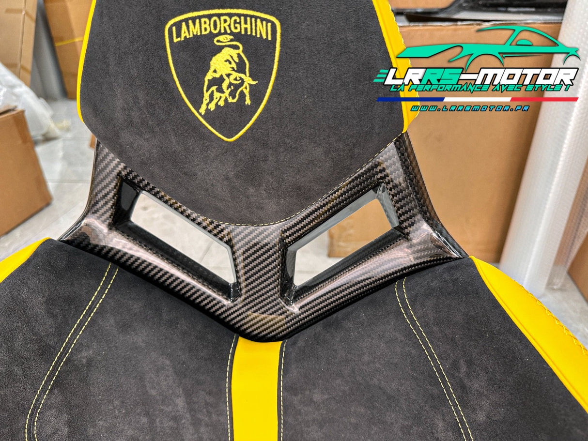 Siège fibre de carbone Lamborghini Aventador SVJ