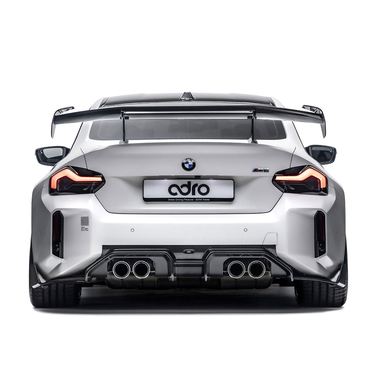 Aileron Arriére Fibre de carbone ADRO BMW G87 M2 AT-R3 Swan Neck GT Wing