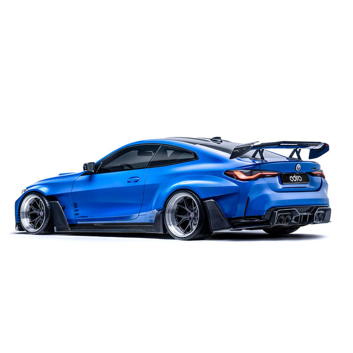 Aileron en fibre de carbone pour BMW G80 M3 AT-R3 Swan Neck GT Wing