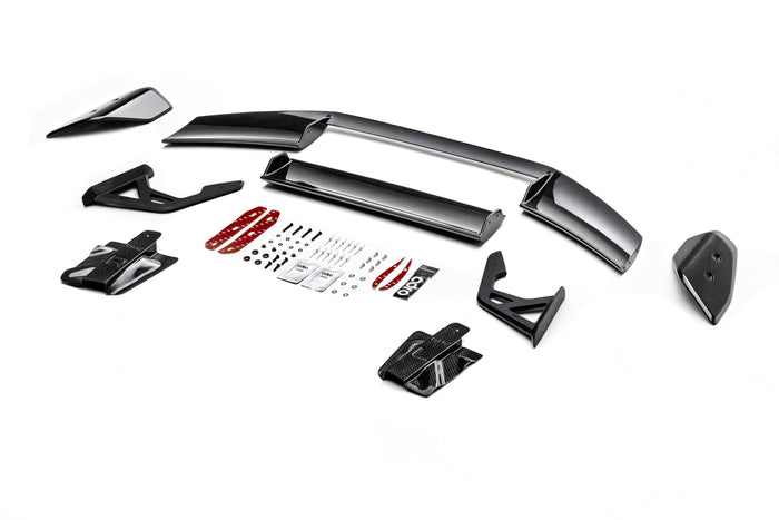 Aileron fibre de carbone ADRO pour BMW G82 M4 AT-R3 Swan Neck GT Wing