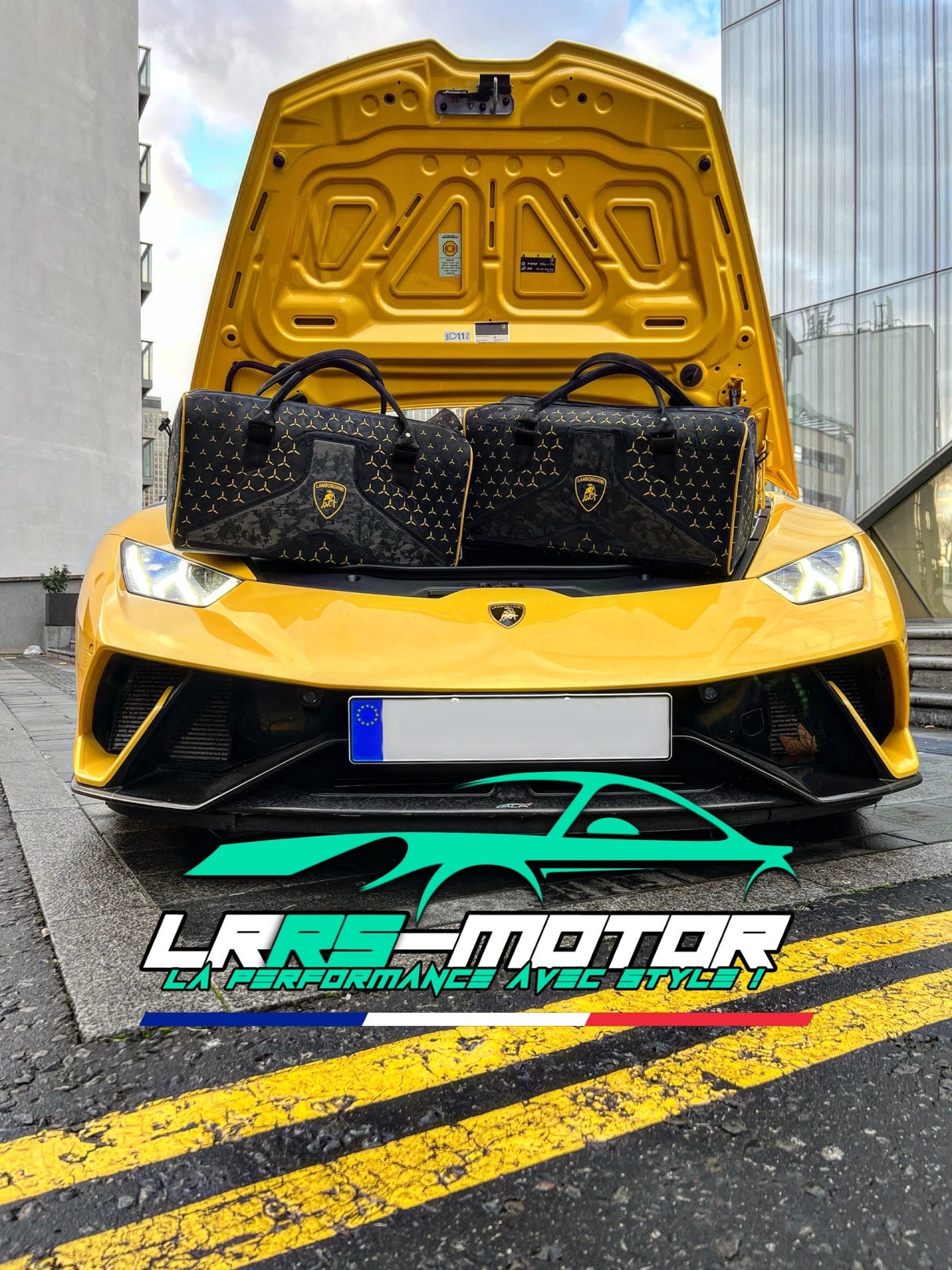 Sac personnalisé Lamborghini carbone forgé – Édition exclusive avec option fibre de carbone