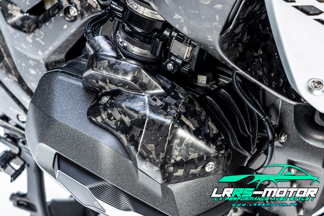 Cache-injecteurs droit BDC carbone mat BMW R 1300 GS à partir de 2023