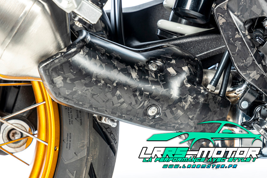 Protection thermique d'échappement inférieure BDC carbone mat BMW R 1300 GS à partir de 2023