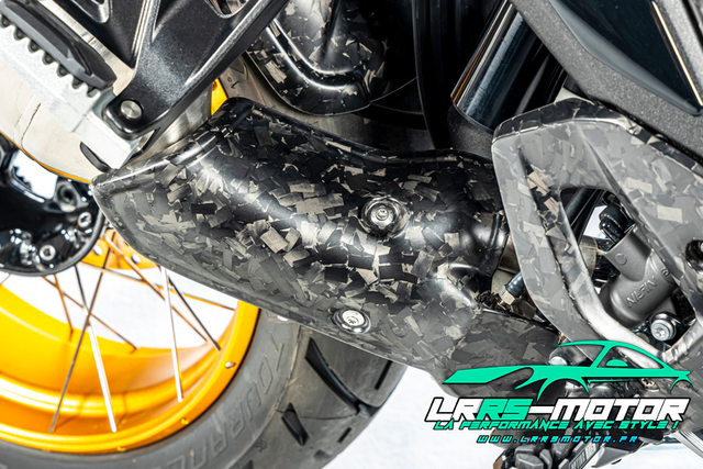 Protection thermique d'échappement inférieure BDC carbone mat BMW R 1300 GS à partir de 2023