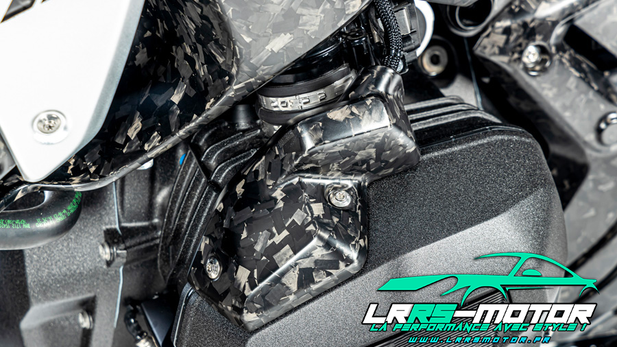 Cache-injecteurs gauche BDC carbone mat BMW R 1300 GS à partir de 2023