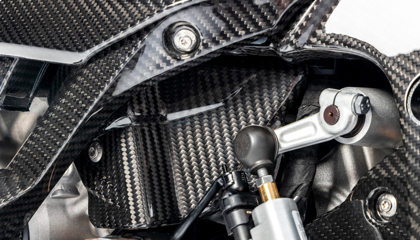 Cache faisceau de câbles pour BMW S 1000 RR à partir de l’année 2019 / M 1000 RR / M 1000 R.