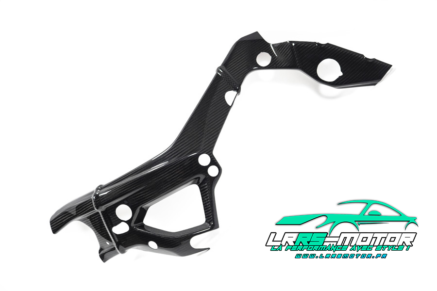 Cache-cadre carbone gauche grande version BMW S 1000 RR à partir de l'année 2019