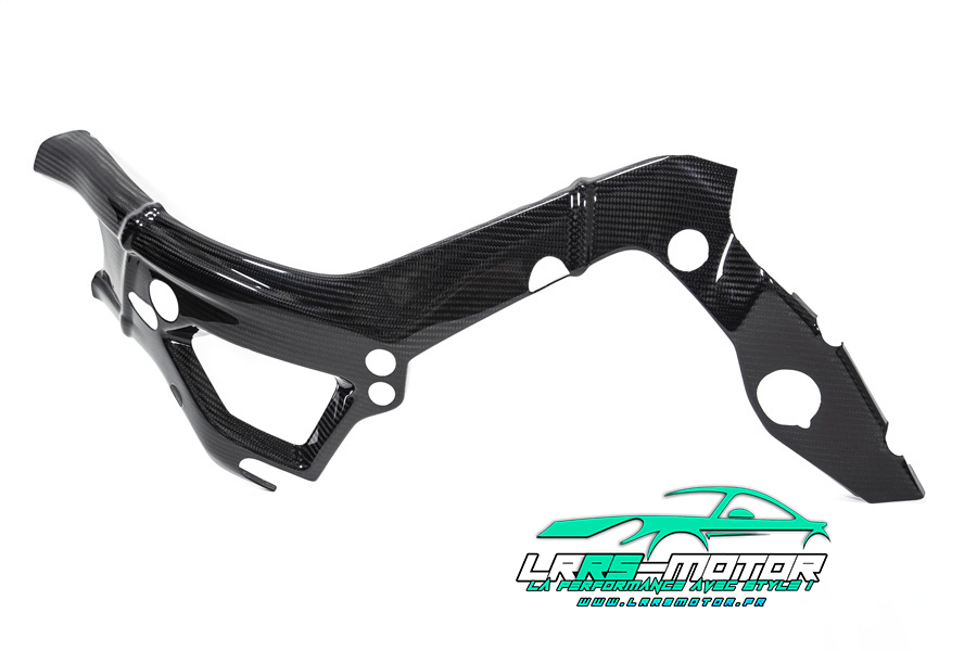 Cache-cadre carbone gauche grande version BMW S 1000 RR à partir de l'année 2019