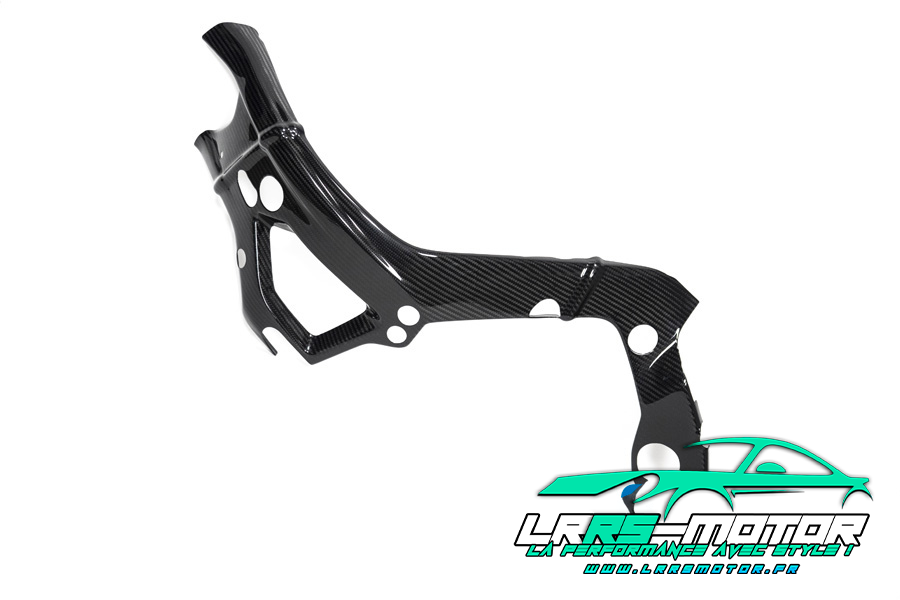 Cache-cadre carbone gauche grande version BMW S 1000 RR à partir de l'année 2019