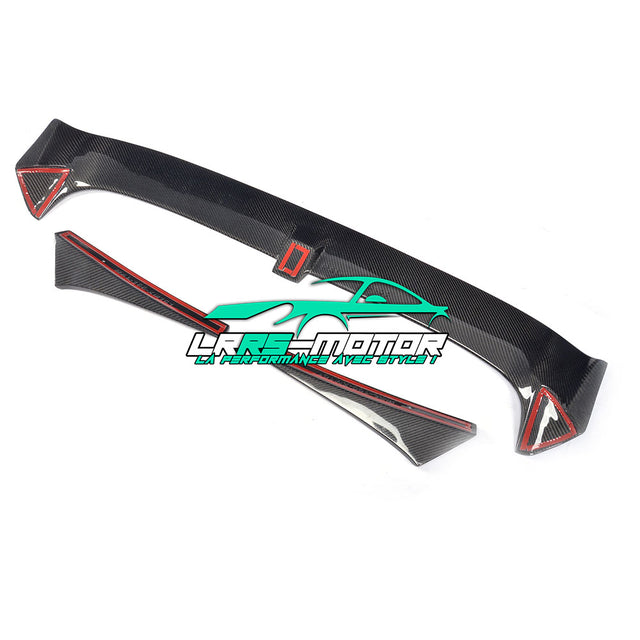 Becquet aileron arrière fibre de carbone Golf 7 2014-2017