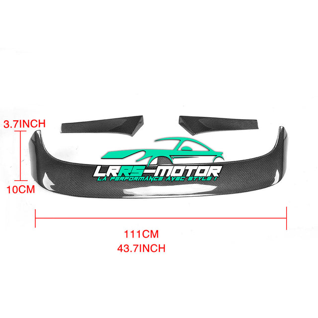 Becquet aileron arrière fibre de carbone Golf 7 2014-2017