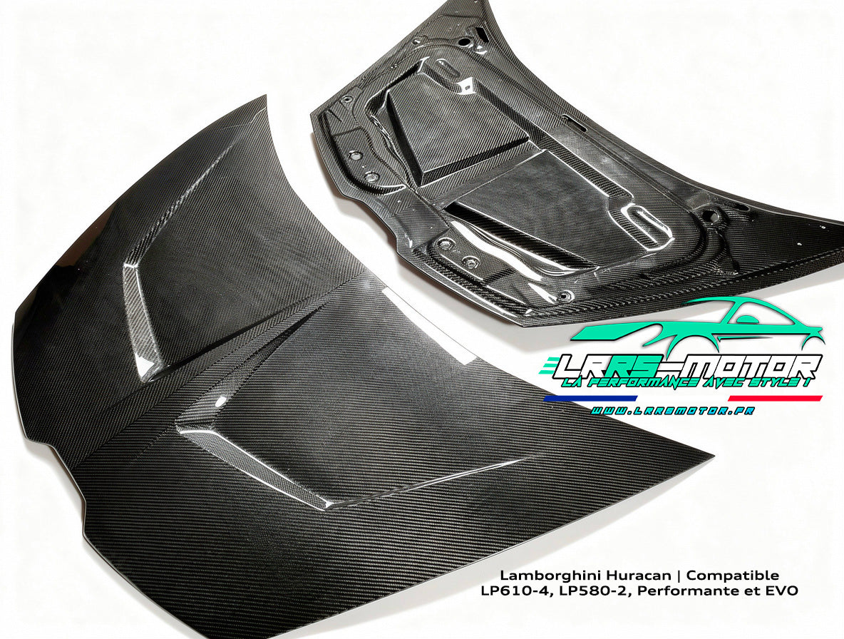 Capot Lamborghini Huracan Style 1016 | Compatible LP610-4, LP580-2, Performante et EVO