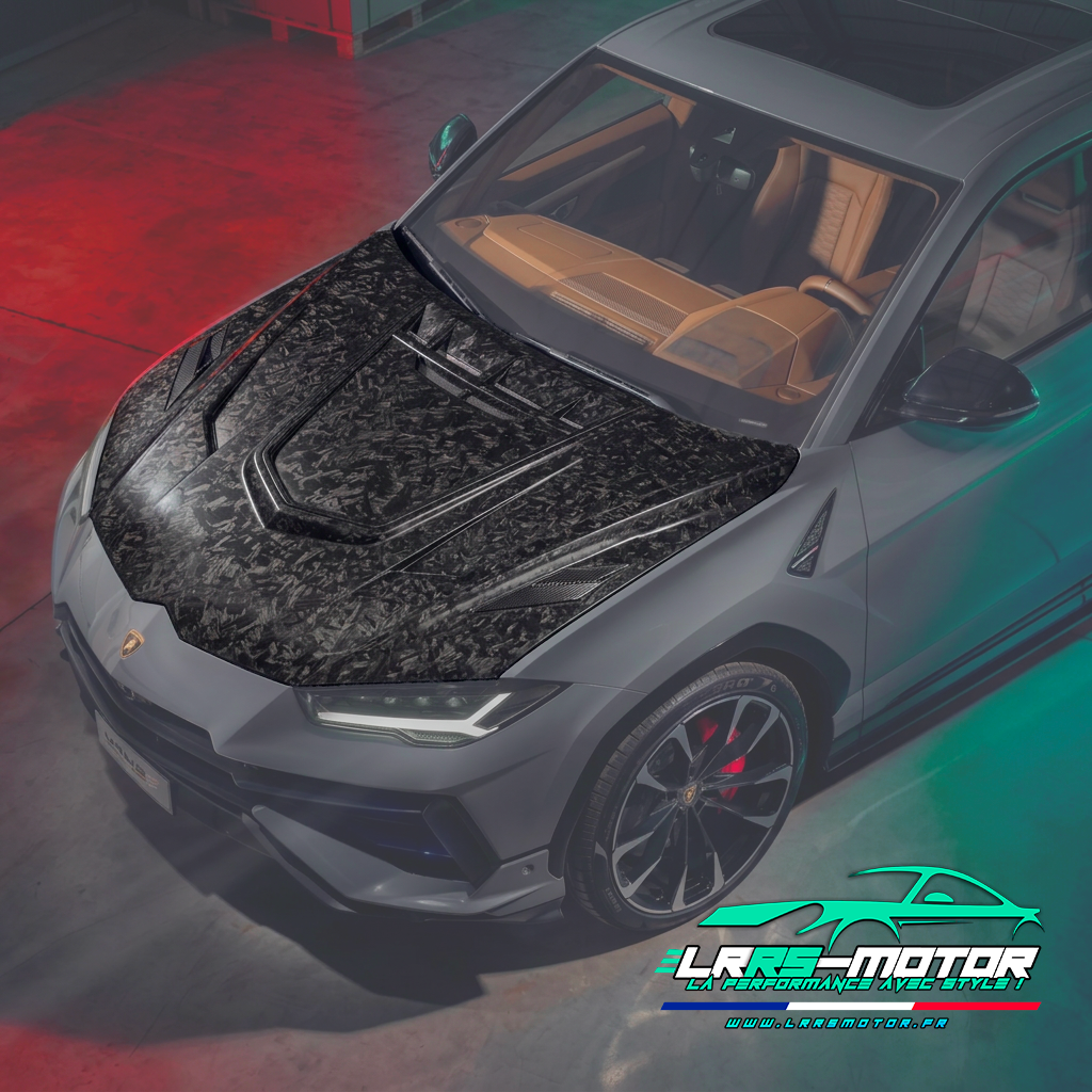 Capot Carbone Lamborghini Urus — Forged Carbon / Carbone Mat ou Brillant