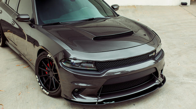 Capot carbone DODGE CHARGER 2015-2022 Type-DM (Demon Style) – Finition brillante