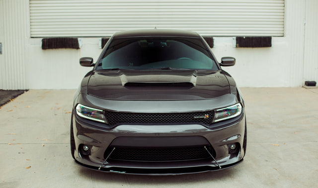 Capot carbone DODGE CHARGER 2015-2022 Type-DM (Demon Style) – Finition brillante