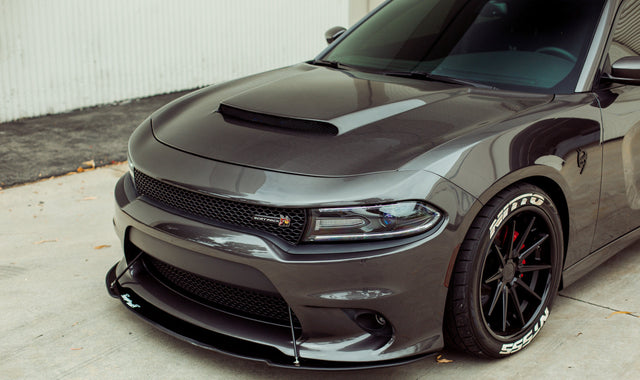 Capot carbone DODGE CHARGER 2015-2022 Type-DM (Demon Style) – Finition brillante