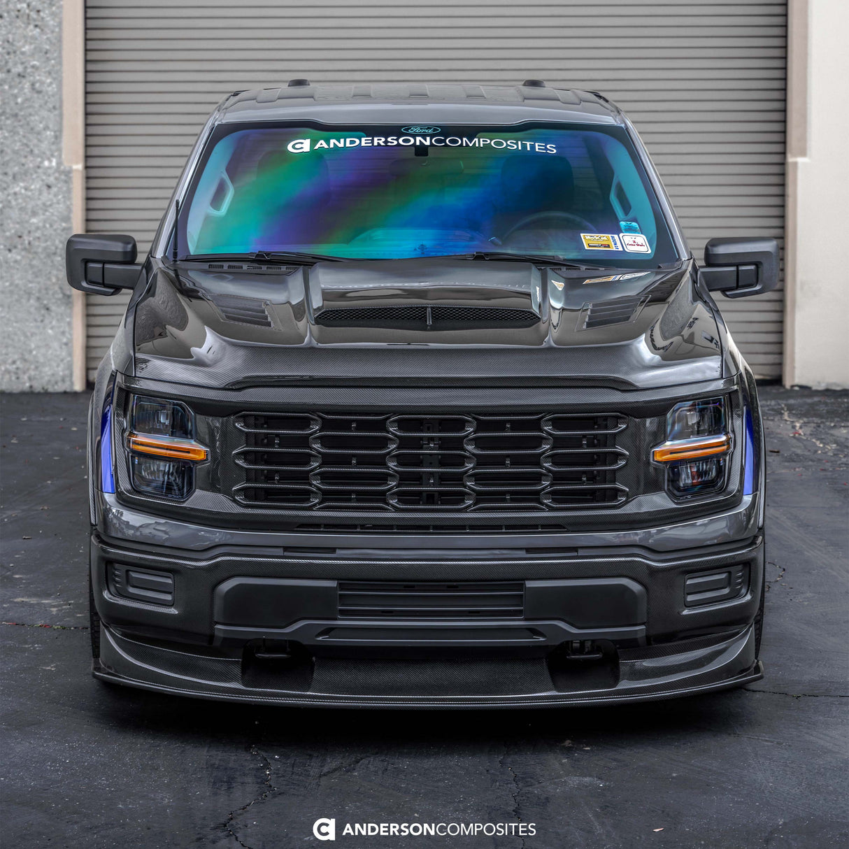 Capot en fibre de carbone type-AB pour Ford F-150 2021-2025