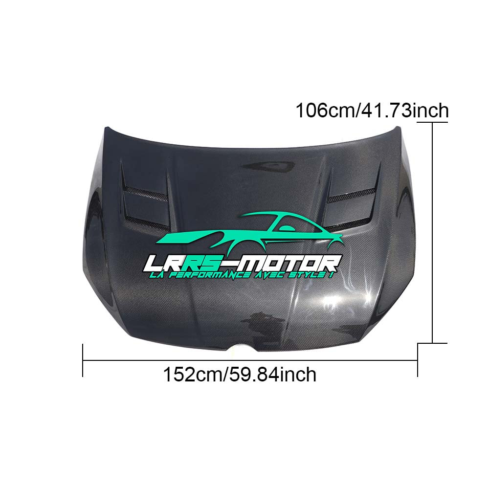 Capot fibre de carbone Golf 7, GTI, R 2014-2017