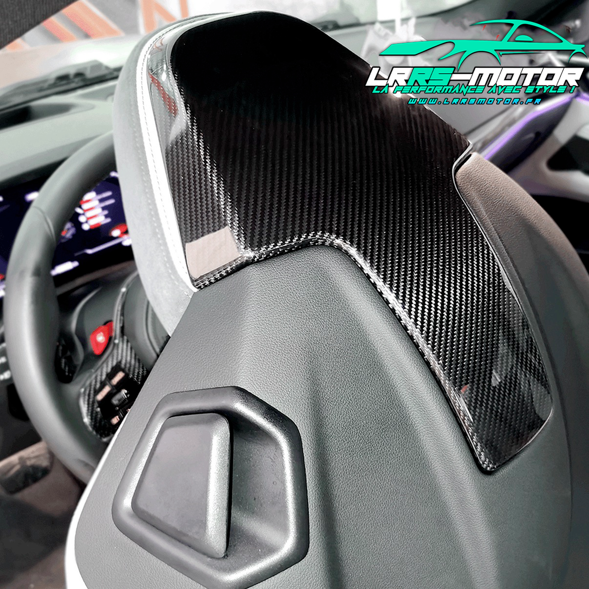 Coques arrière de sièges en fibre de carbone pour BMW M3/M4/M2 – G80 / G81 / G82 / G83 / G87 / G42 / G22 / F91 / F92 / F93 / F97 / F98