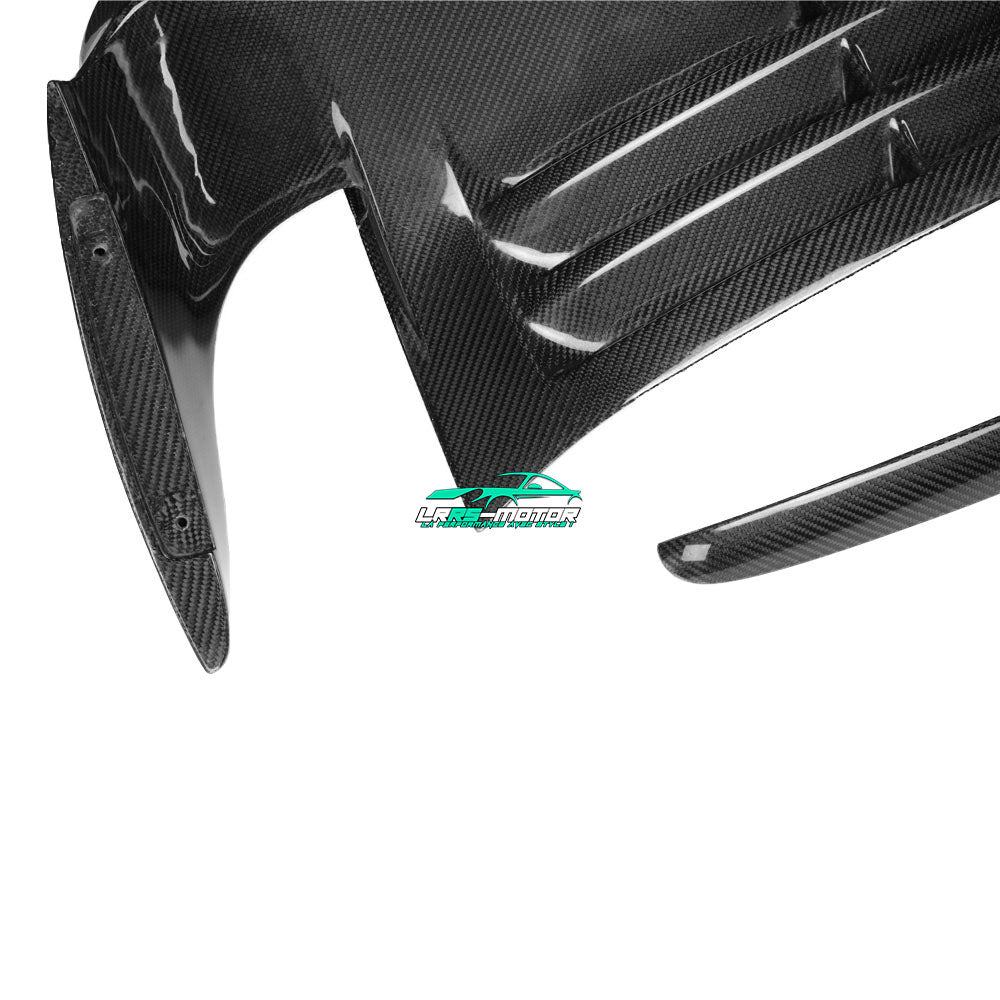 Porsche 911 Heckdeckel + Kohlefaser-Heckspoiler für Porsche 911 (997) Turbo