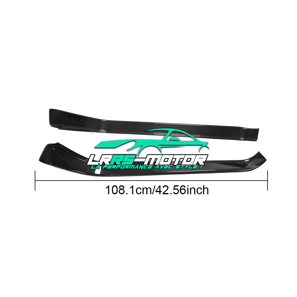 Couvercle de seuil latéral de porte en Fibre de carbone pour Porsche Carrera S, 4S, Turbo S, GT2, GT3, Targa 4S (997), 911 2005-2011