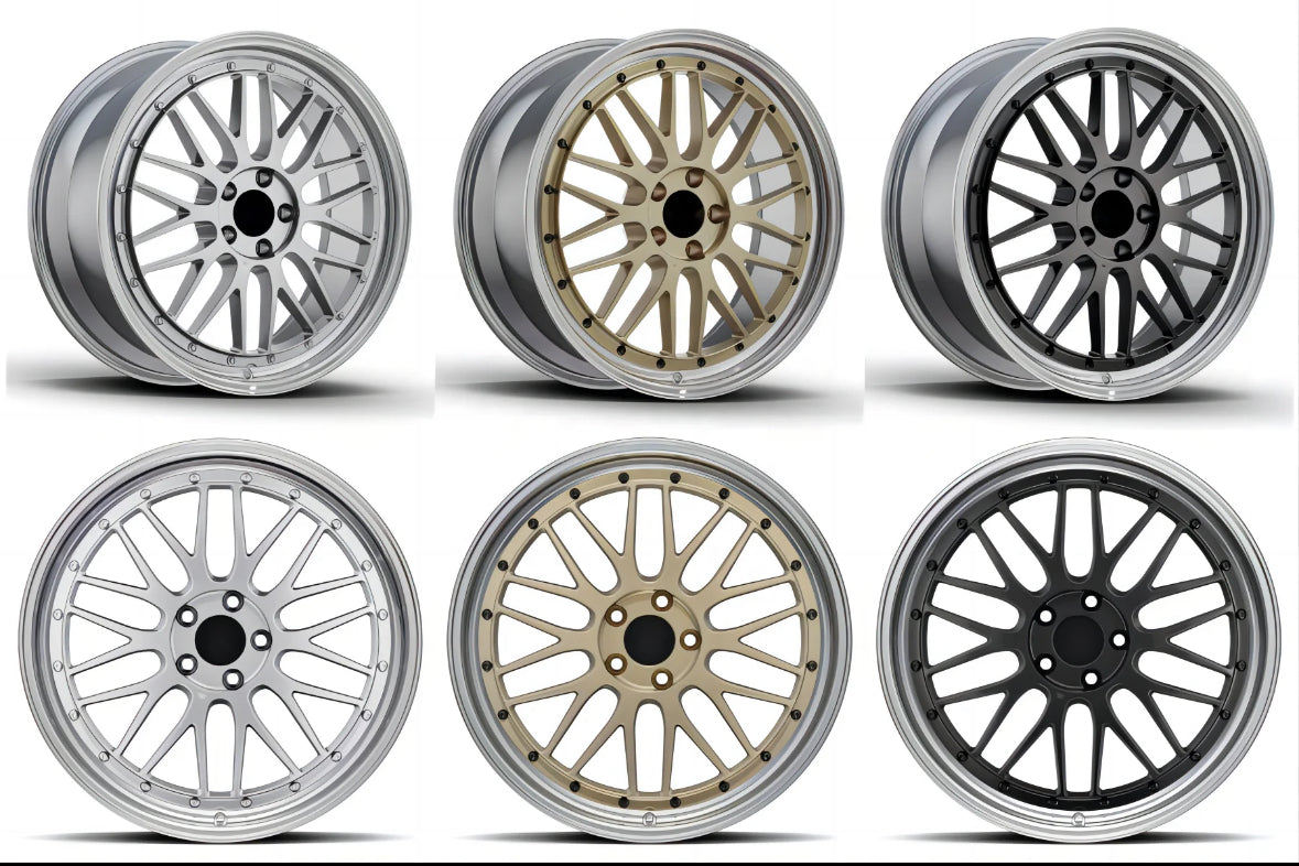 BBS GOLD, RETRO Silver rims