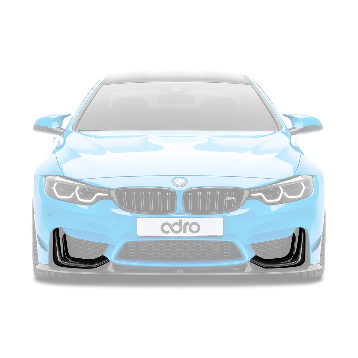 BMW F80/F82 M3/M4 Couvre-conduc à air en fibre de carbone ADRO