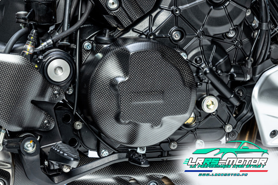 Couvercle de protection d’embrayage carbone mat Ducati Diavel V4 / Multistrada V4