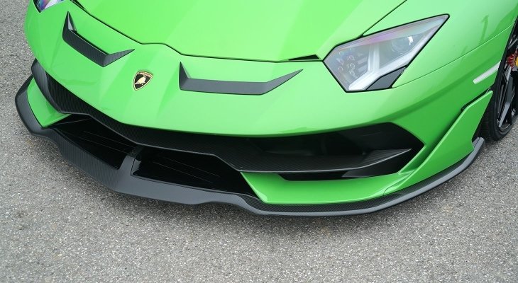 Frontspoiler Lippe aus Sichtcarbon NOVITEC – Passend für die Originalstoßstange