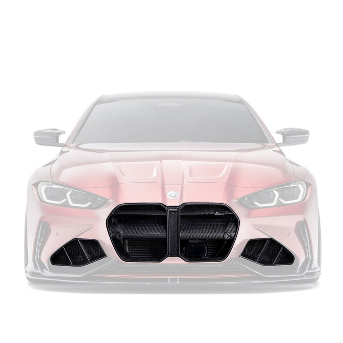 Grilles et Prises d’Air en Fibre de Carbone Prepreg pour Pare-Chocs Avant BMW G80/G82 M3/M4 – Exclusivité et Performance