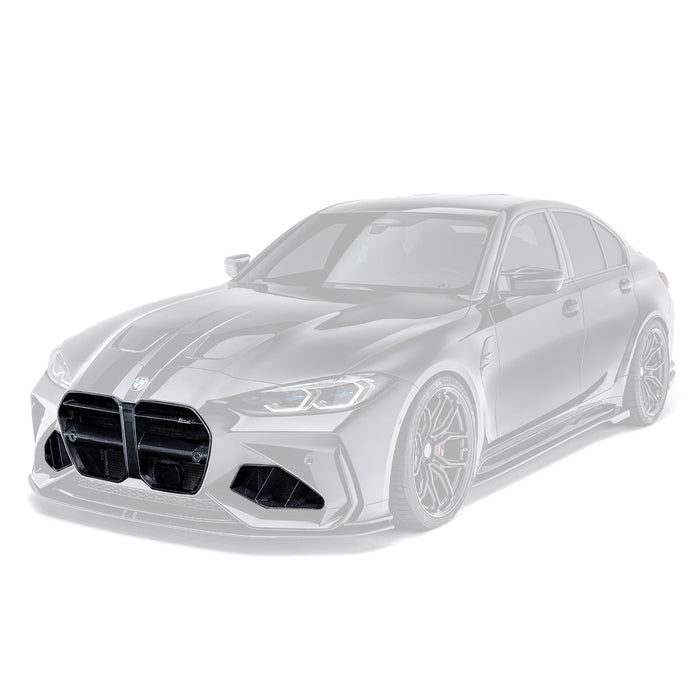 Grilles et Prises d’Air en Fibre de Carbone Prepreg pour Pare-Chocs Avant BMW G80/G82 M3/M4 – Exclusivité et Performance
