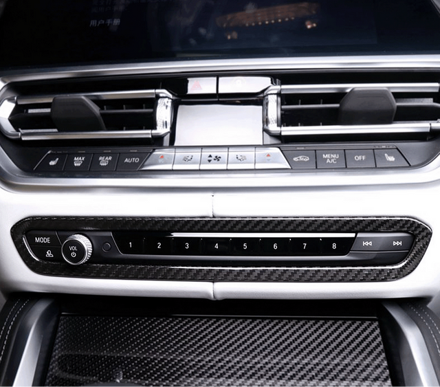 Insert de tableau de bord en fibre de carbone pour BMW G80 / G81 / G82 / G83 – Carbone sec haut de gamme