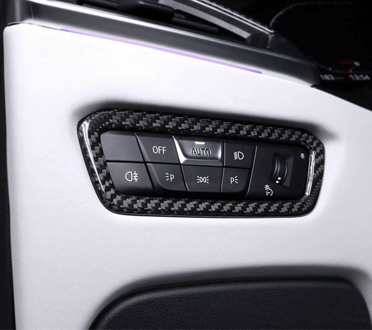 Insert de tableau de bord en fibre de carbone pour BMW G80 / G81 / G82 / G83 – Carbone sec haut de gamme