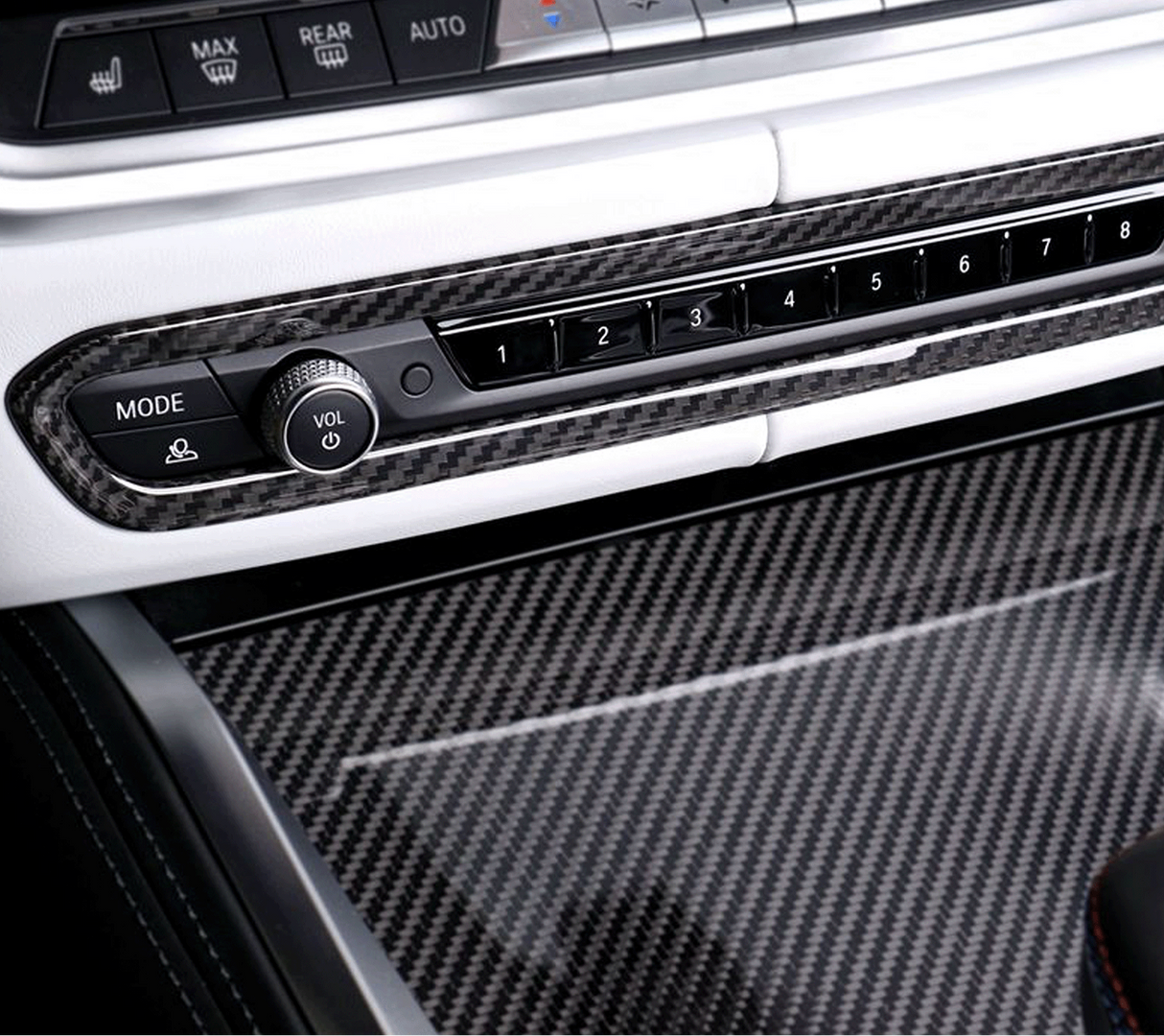 Insert de tableau de bord en fibre de carbone pour BMW G80 / G81 / G82 / G83 – Carbone sec haut de gamme