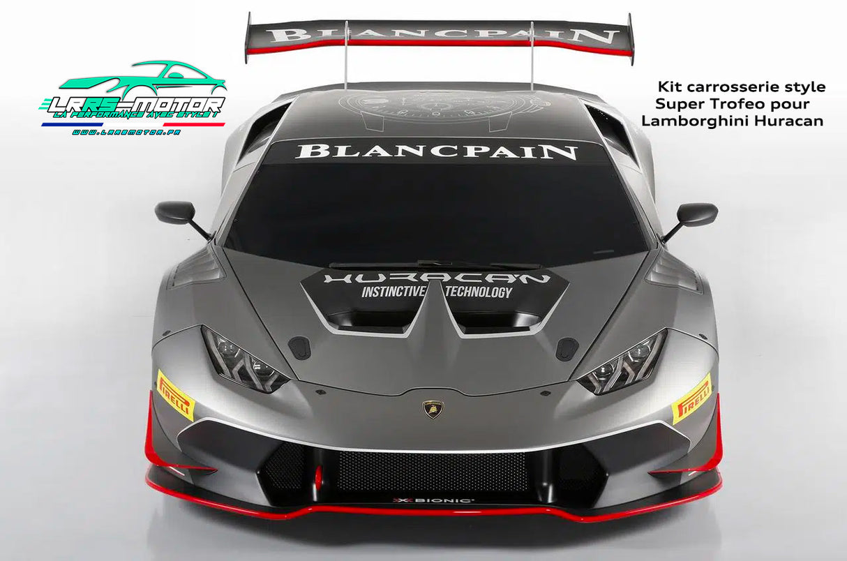 Kit carrosserie style Super Trofeo pour Lamborghini Huracan