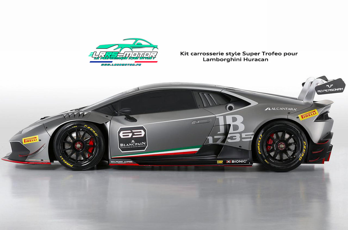 Kit carrosserie style Super Trofeo pour Lamborghini Huracan