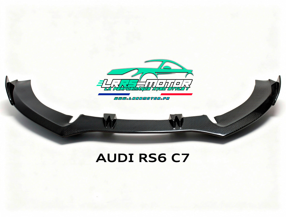Lame avant Avant Audi RS6 C7 fibre de carbone