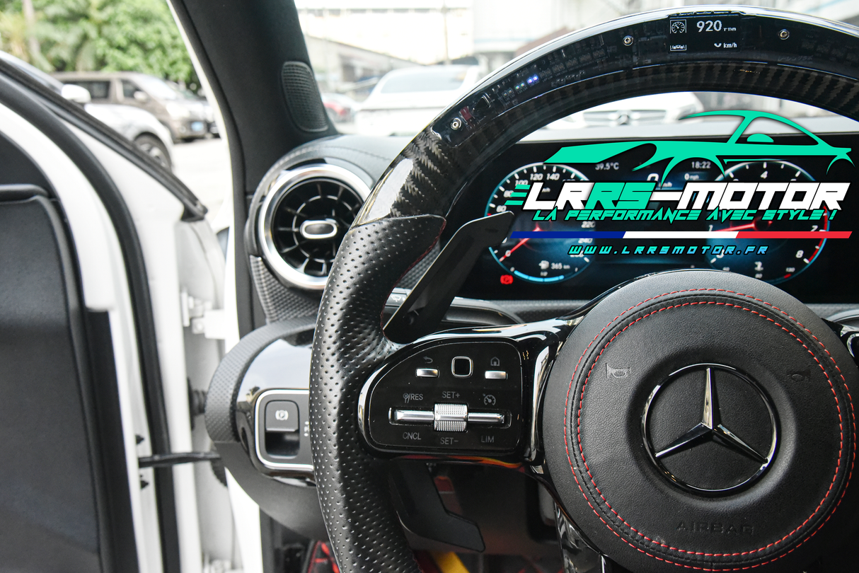 Palette changement de vitesse LED Noir MAT MERCEDES-BENZ