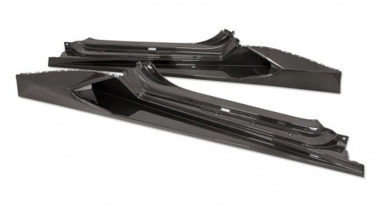 Panneaux Latéraux (Set) - Carbone Apparent NOVITEC Pour Lamborghini Huracán STO