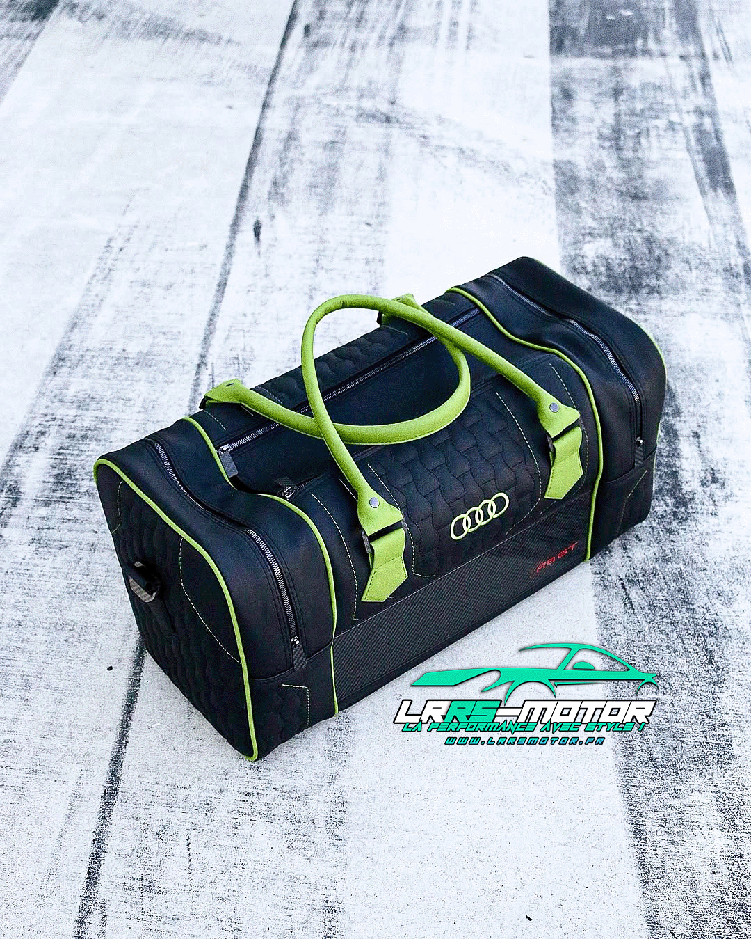 Sac de voyage Audi personnalisé – Luxe & Sur-mesure | LRRS Motor