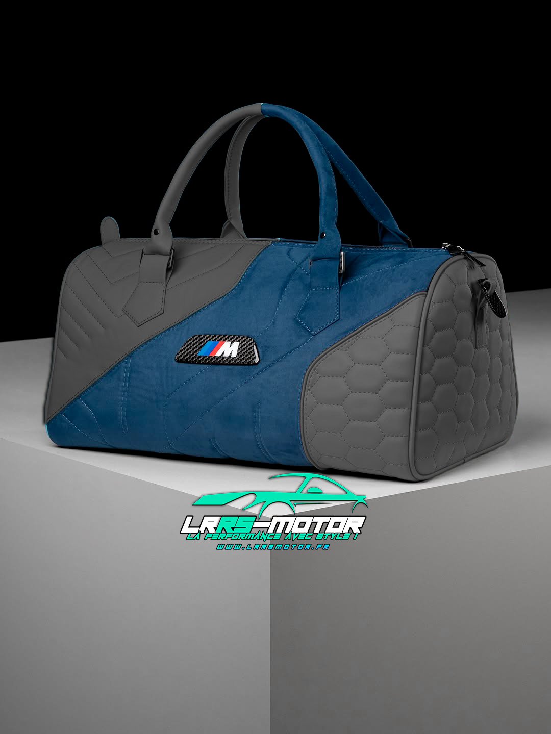 Sac de voyage BMW M Personnalisable – Cuir & Carbone Premium